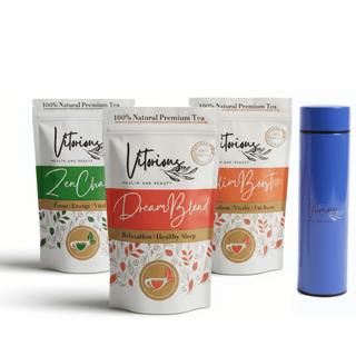 Active Lifestyle Kit – SlimBoost, DreamBlend, ZenCharge & Stainless Steel Bottle - Vitorious