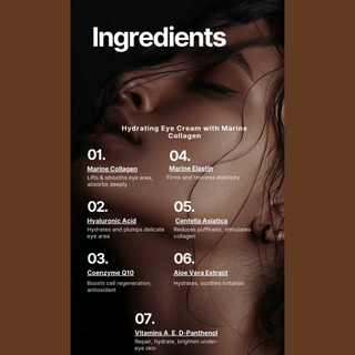Hydrating Eye Cream with Marine Collagen - Vitorious