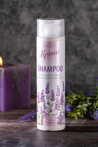 SHAMPOO WITH LAVENDER WATER & ESSENTIAL LAVENDER OIL