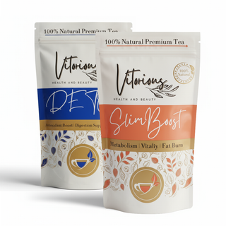 Detox & SlimBoost Duo – Herbal Teas for Cleansing, Metabolism & Daily Lightness