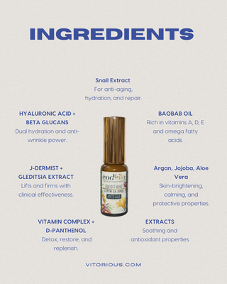 Codbio 24H Hyaluronic Gel Serum with Snail Extract - Vitorious