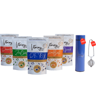Complete Collection — Free Tea Gift Set with Bottle | 5 Teas - Vitorious