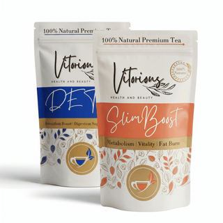Detox & SlimBoost Duo – Herbal Teas for Cleansing, Metabolism & Daily Lightness - Vitorious