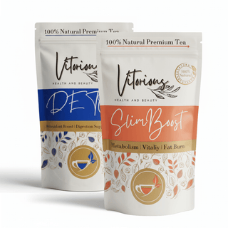 Detox & SlimBoost Duo – Herbal Teas for Cleansing, Metabolism & Daily Lightness - Vitorious