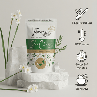 Ultimate Wellness Pack – All 5 Signature Teas & Stainless Steel Bottle | Vitorious - Vitorious